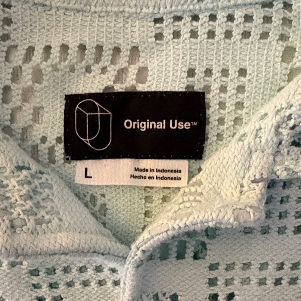 Original Use Mint Crochet Top - Picture 2 of 4